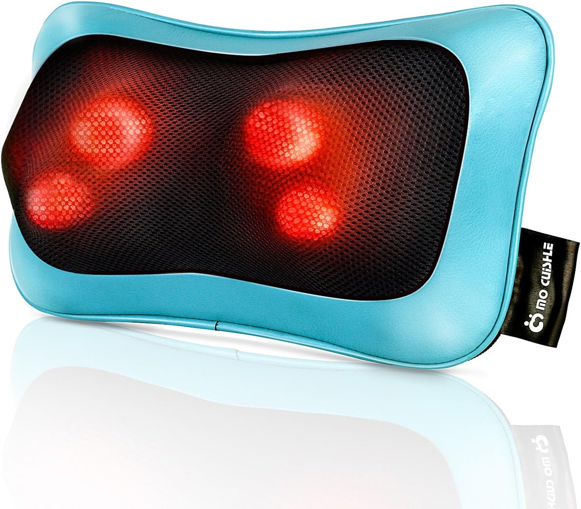 MOCUISHLE Shiatsu Neck Back Massager Pillow with H...