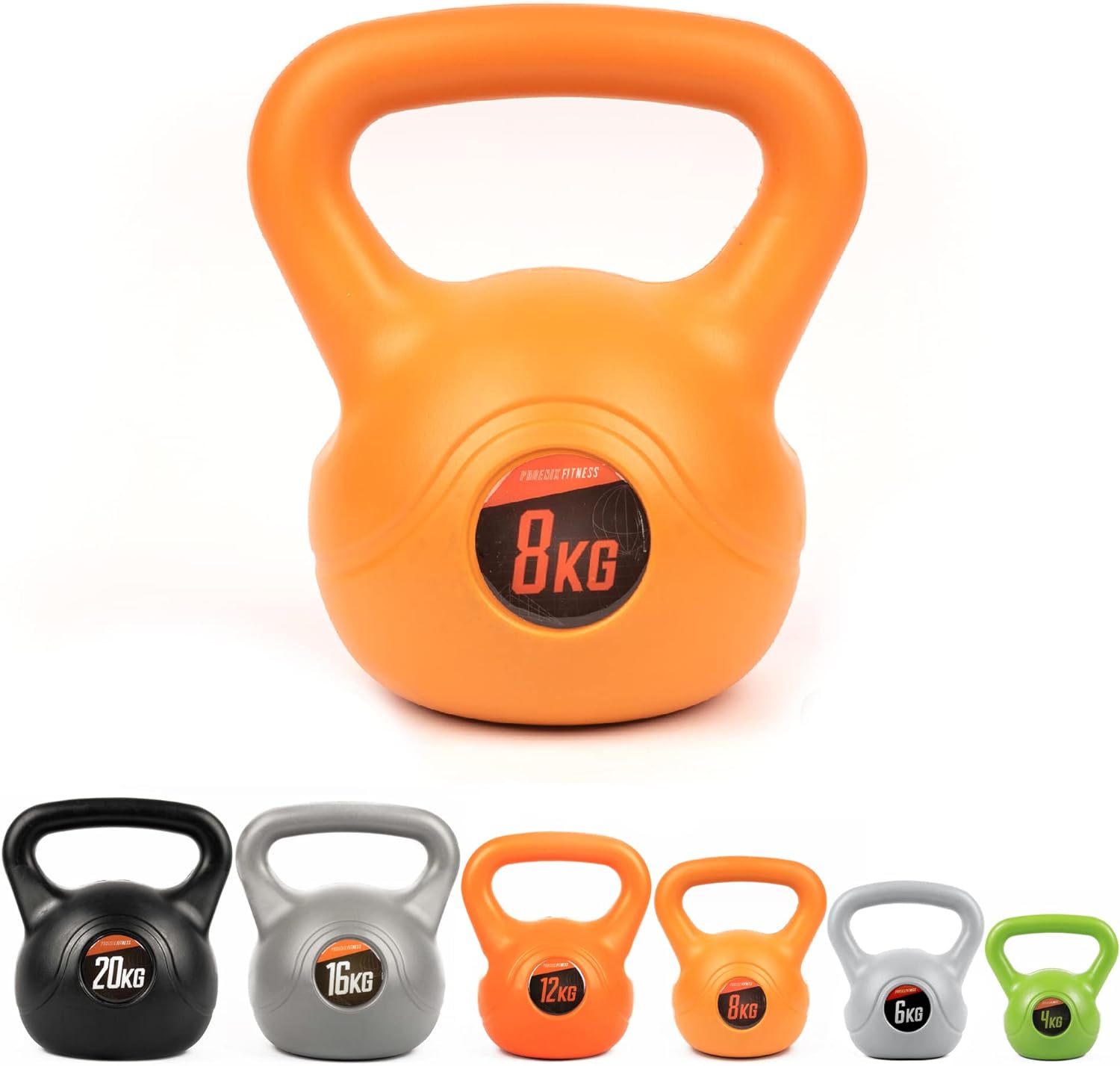 Phoenix Fitness 4KG, 6KG. 8KG, 12KG, 16KG and 20KG Kettlebell - Heavy Weight Ket...