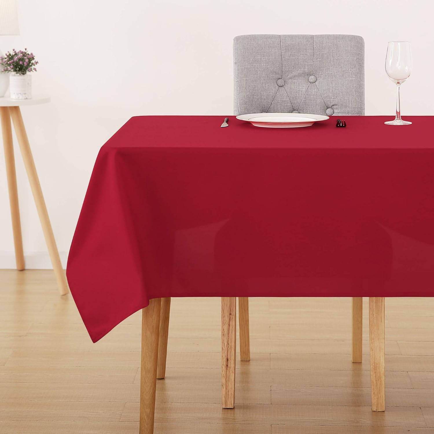Deconovo Oxford Decorative Table cloth Wipeable Rectangle Water Resistant Tablec...