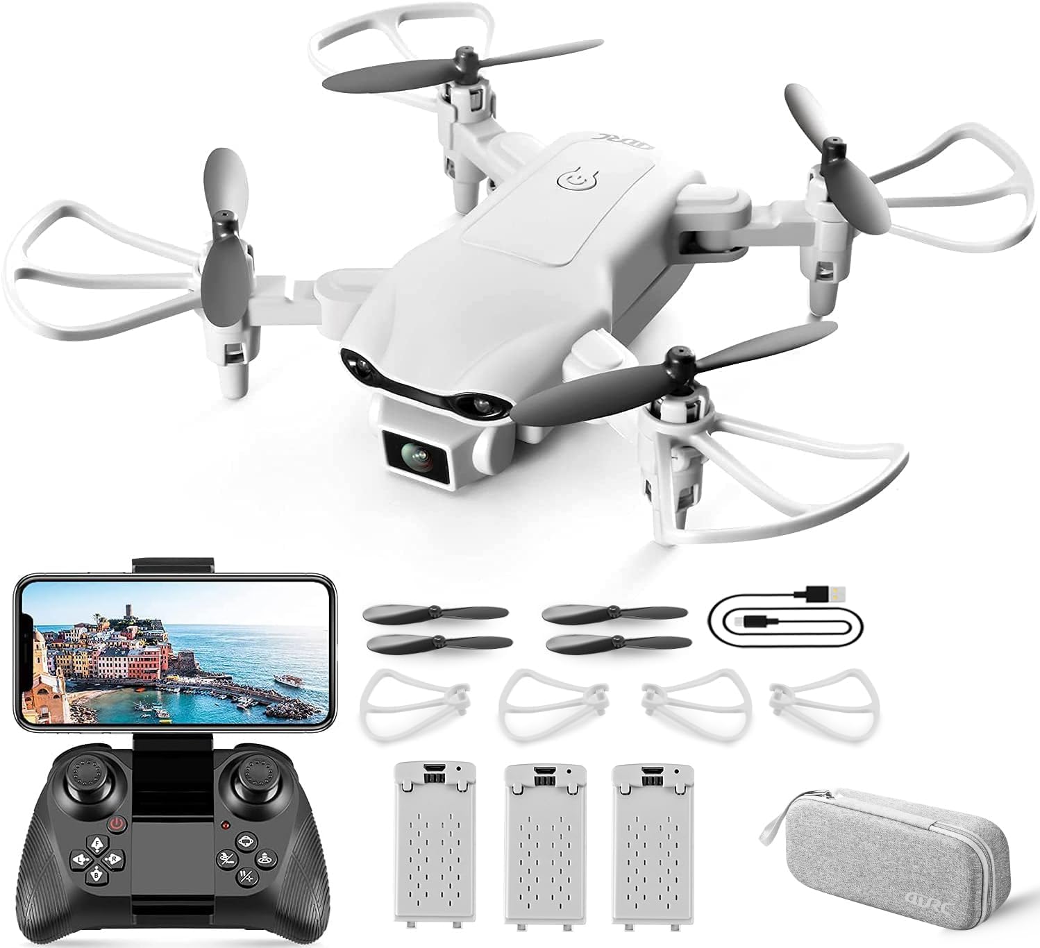 4DRC V9 Mini Drone for Kids with 720P HD FPV Camera, Foldable RC Quarcopter for...