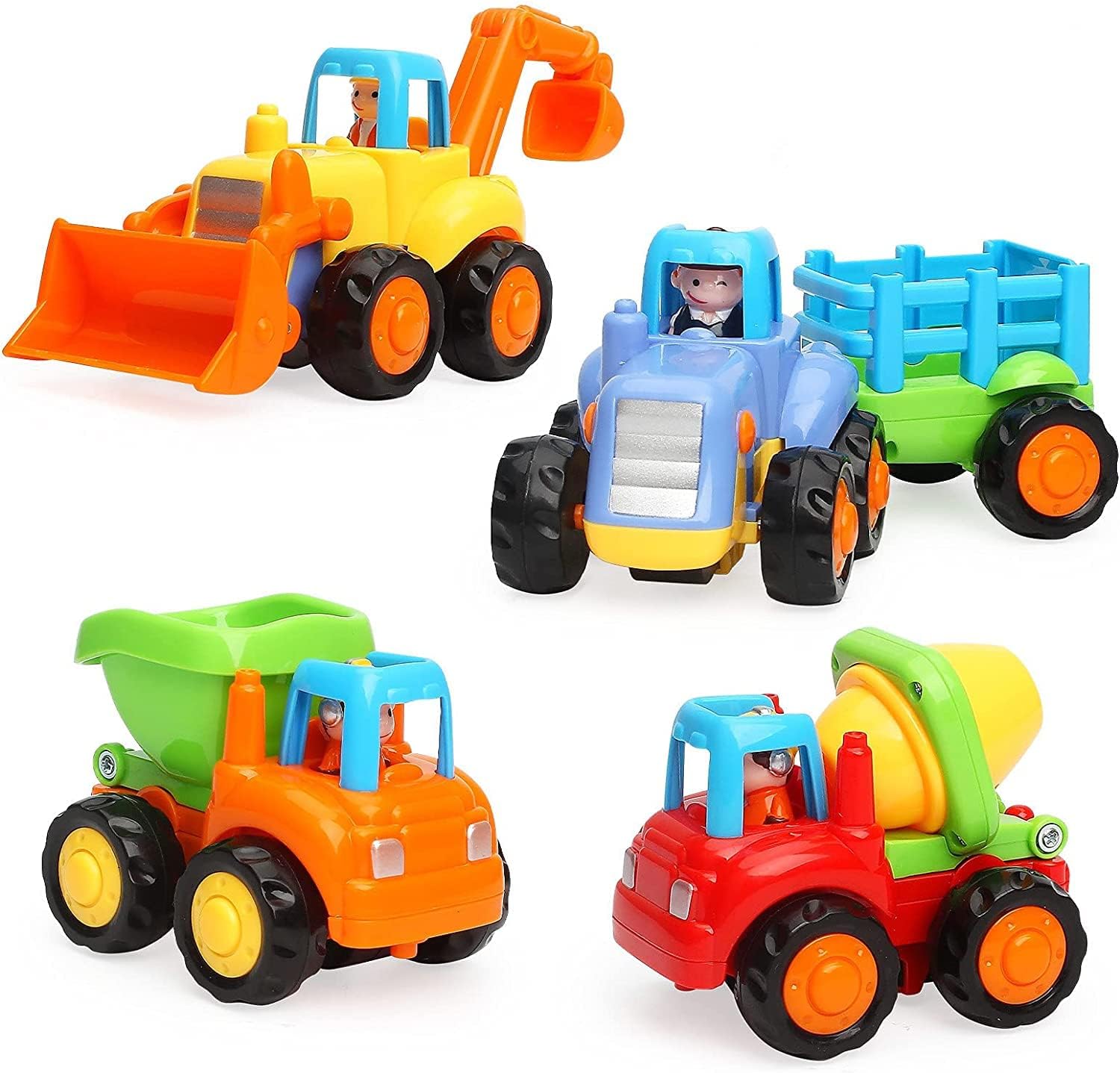 TINOTEEN Baby Toy Car Friction Powered Cars for 1,...
