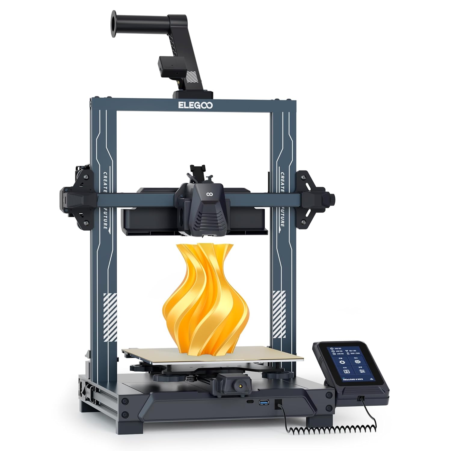 ELEGOO Neptune 4 Pro 3D Printer, 500mm/s High Spee...