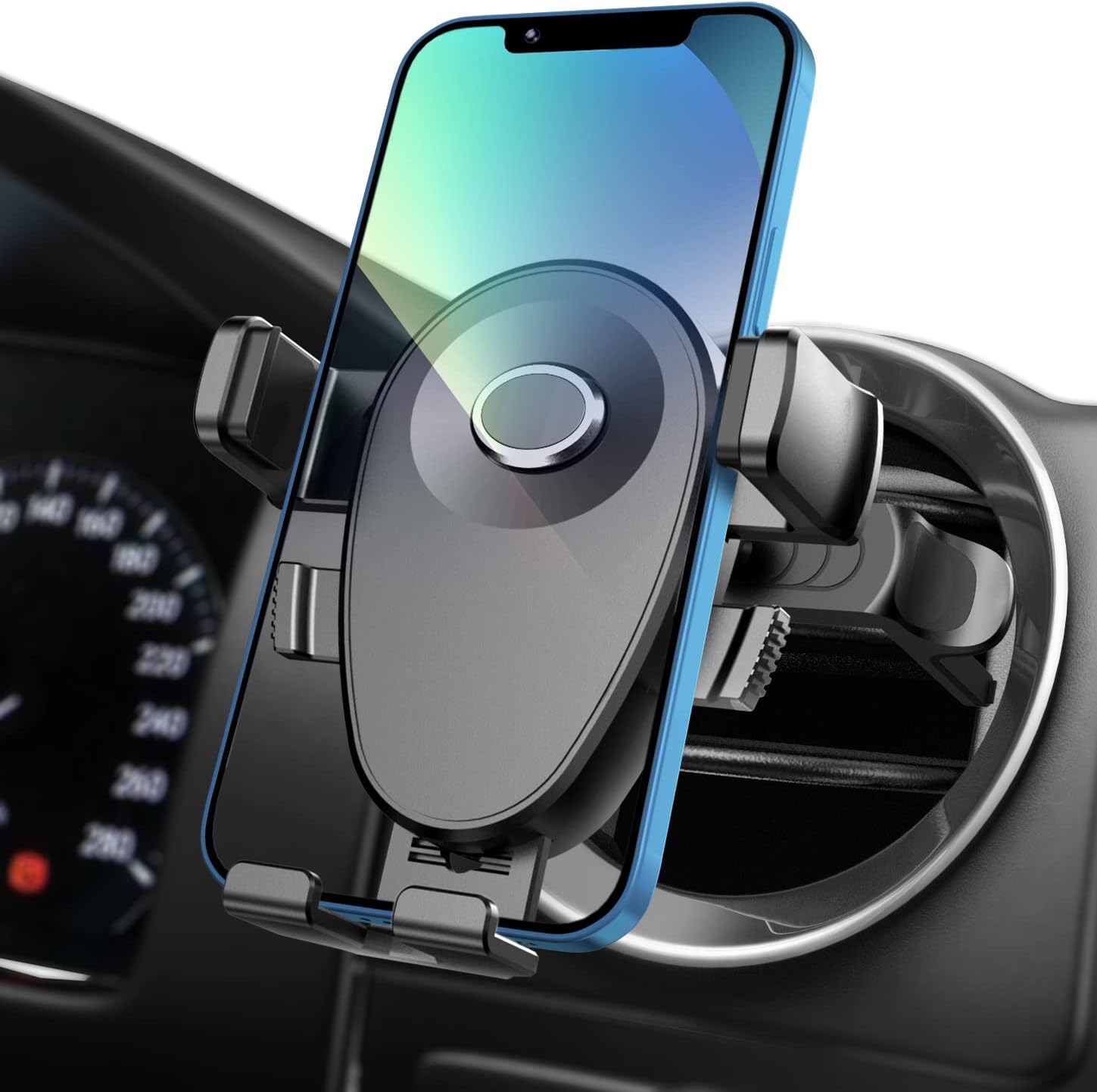 Kaome Car Phone Holder for Round Air Vent Car Phone Mount Circular Vent Phone Ca...