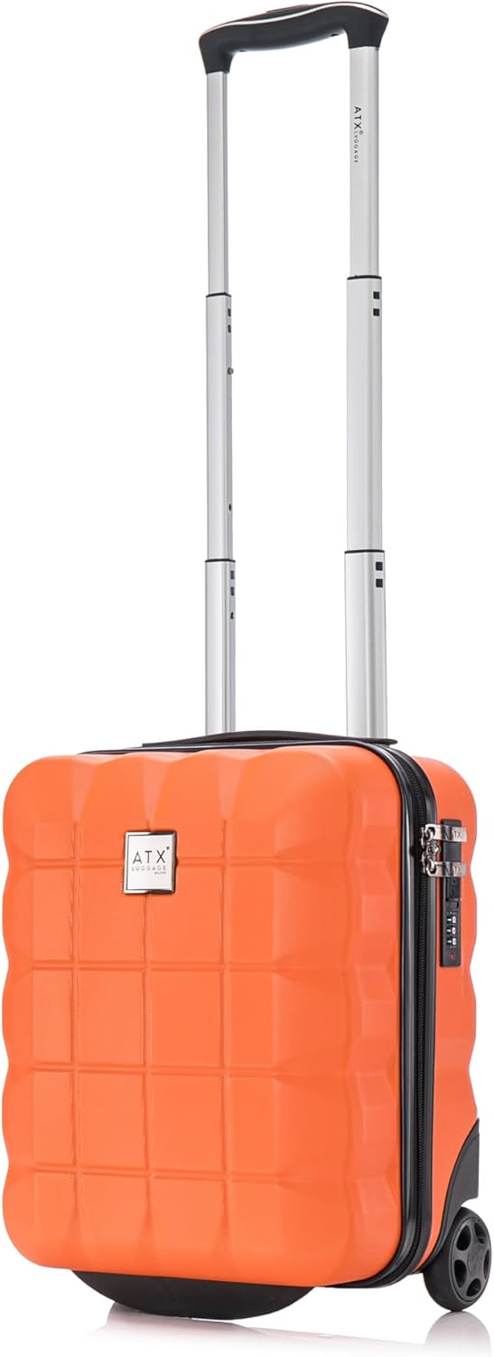 ATX Luggage 40x30x20cm | EasyJet Wizz Air | 2 Wheels Under Seat Cabin Suitcase T...