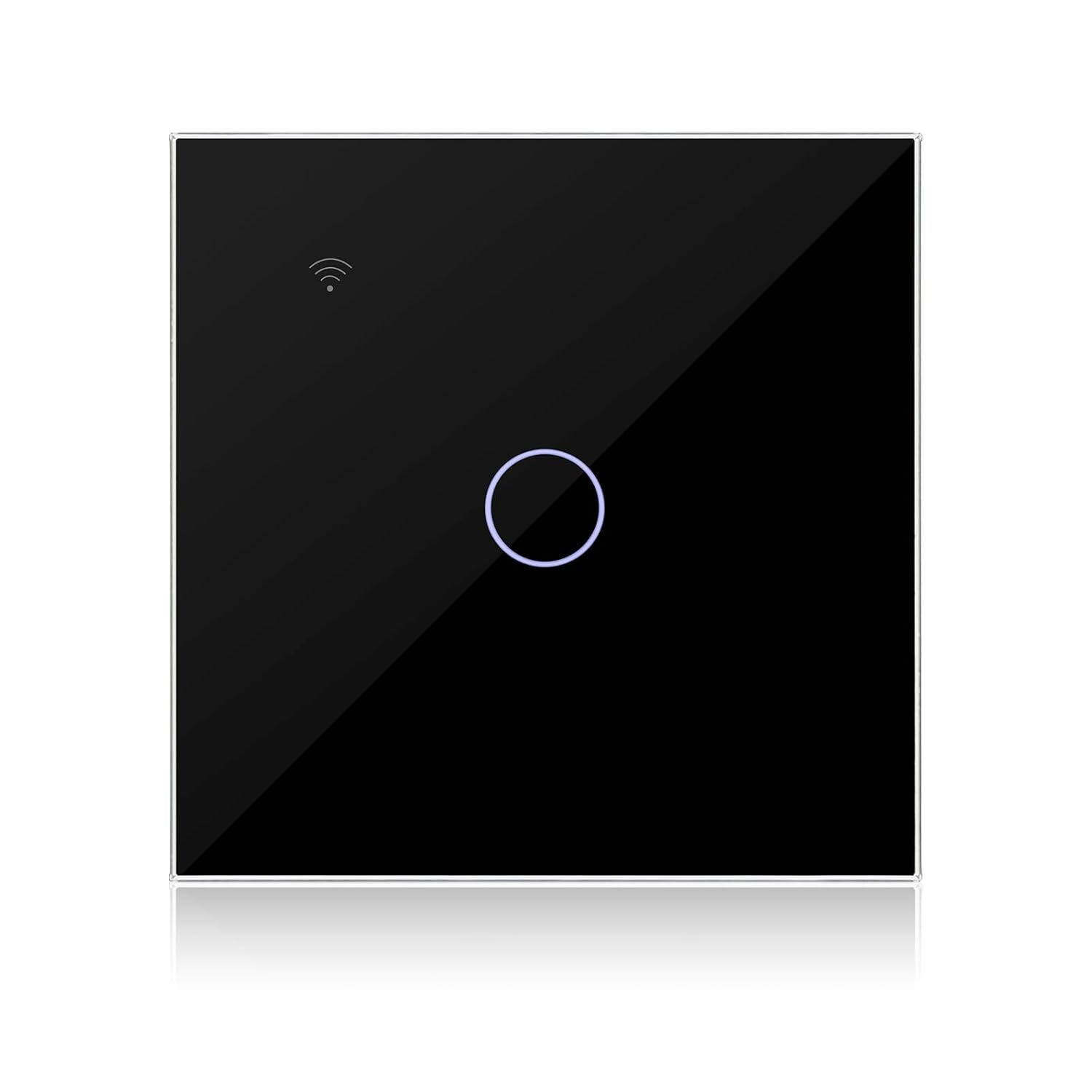 KETOTEK Smart Light Switch Black 1 Gang 1 Way Compatible with Alexa, Single Gang...