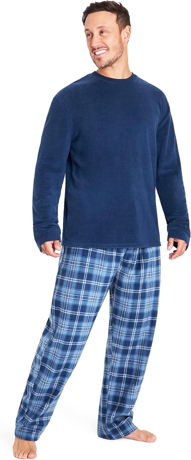 CityComfort Mens Pyjamas Set Super Soft Fleece 2 Piece Set Loungewear Nightwear...