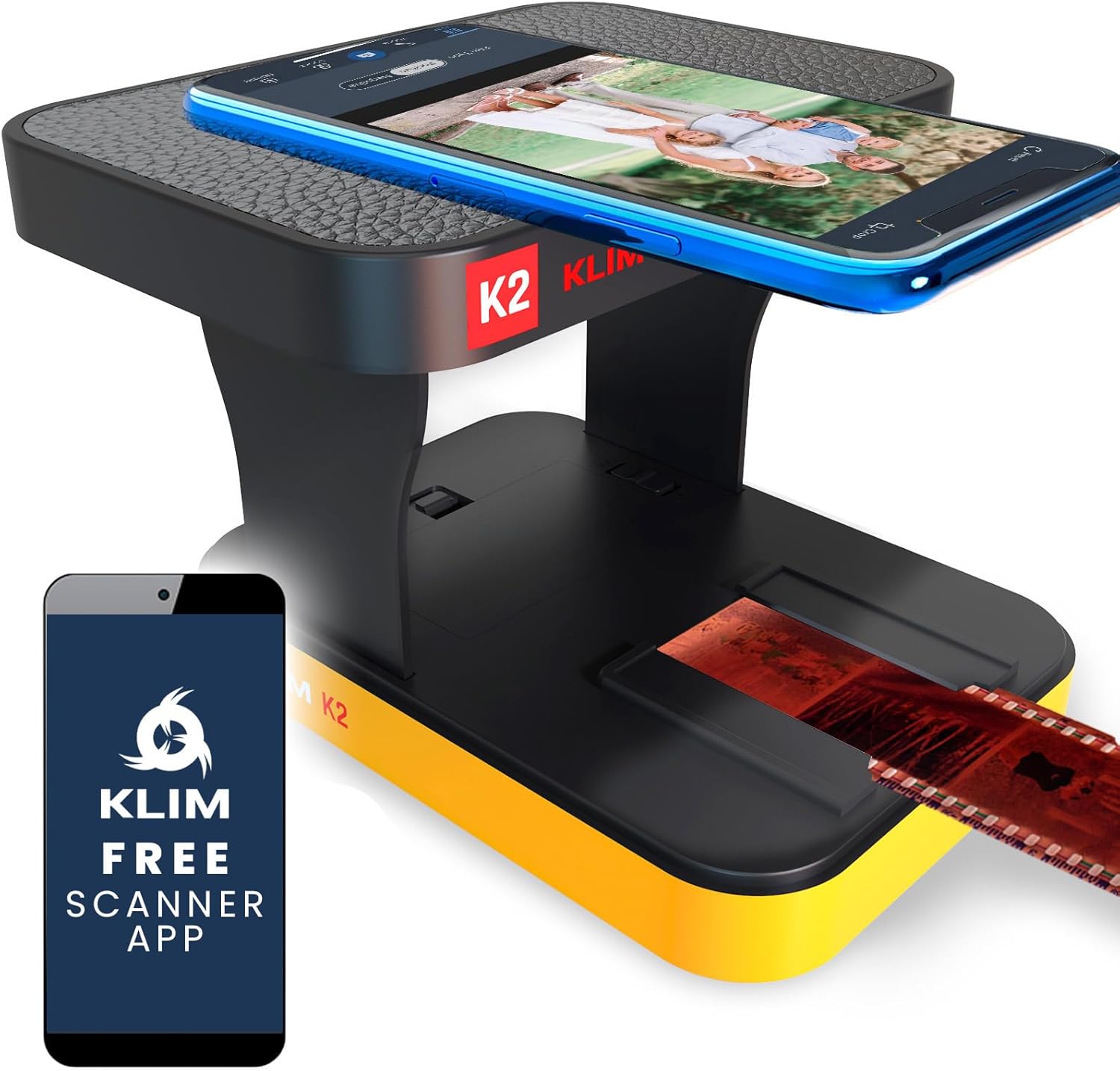 KLIM K2 Mobile Film Scanner 35mm + New + Positive & Negative Scanner + Slide Sca...