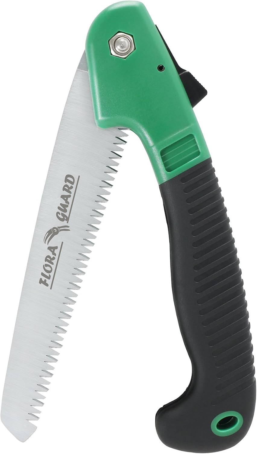 FLORA GUARD Folding Hand Saw, Camping/Pruning Saw with Rugged 7" Professional Fo...