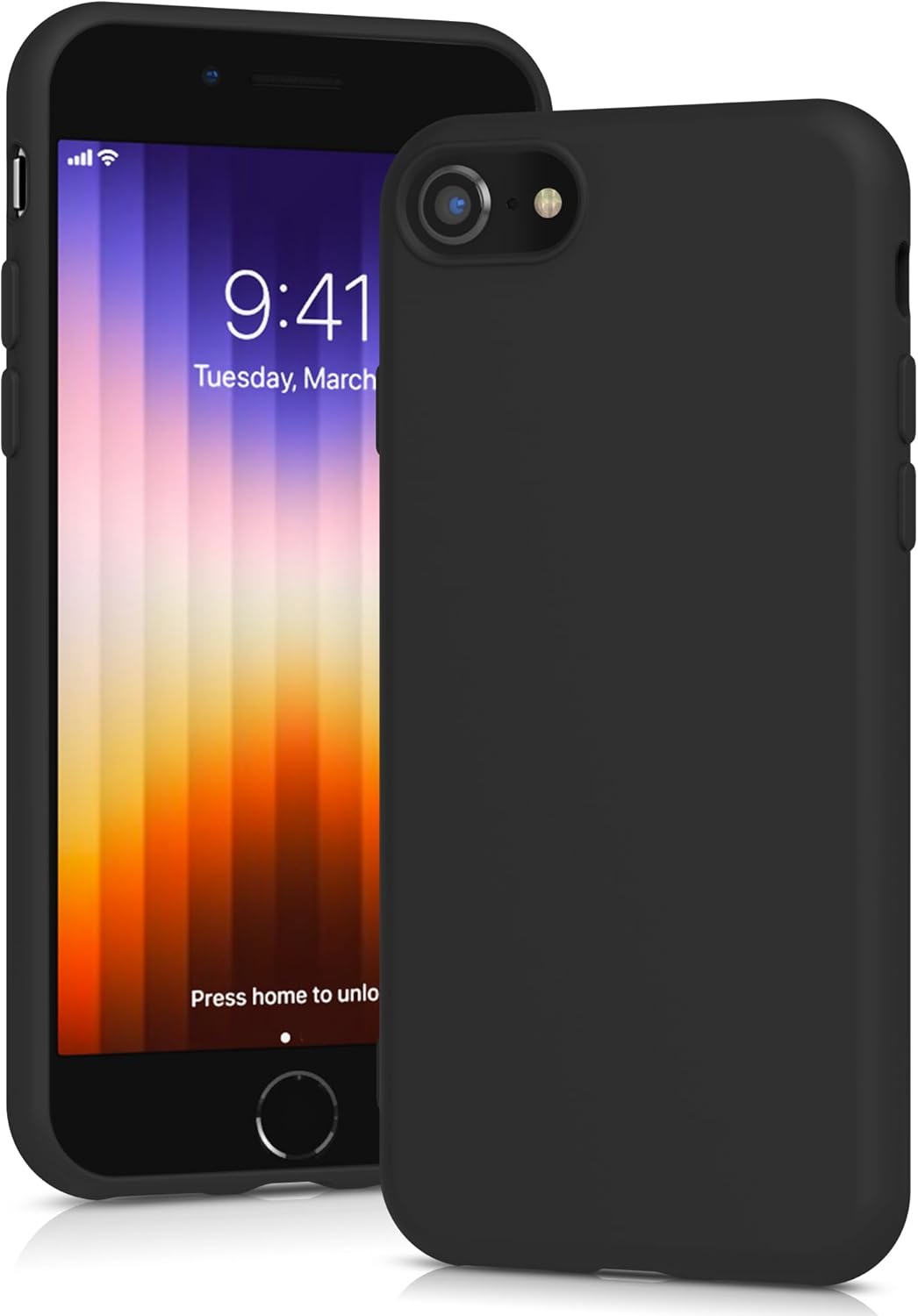 YATWIN Silicone Case for iPhone SE 2020/2022, iPhone 8/7, Soft-Touch, Shockproof...