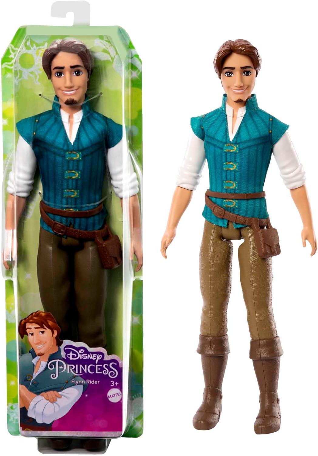 Mattel Disney Princess Toys, Posable Flynn Rider Fashion Doll in Signature Look...