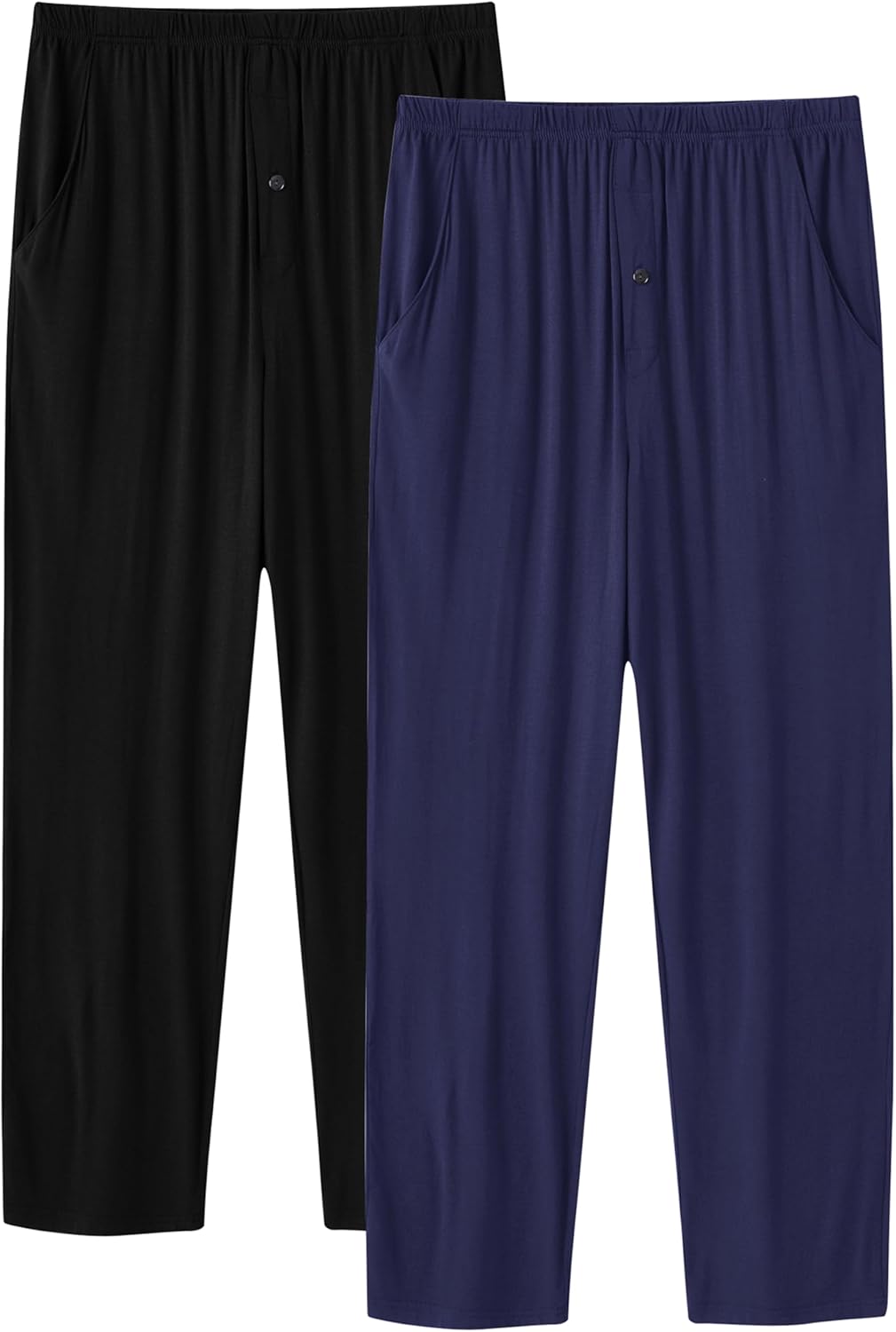 MoFiz Men's Pyjamas Bottoms Trousers Super Soft Modal Lounge Sleep Pants with Po...