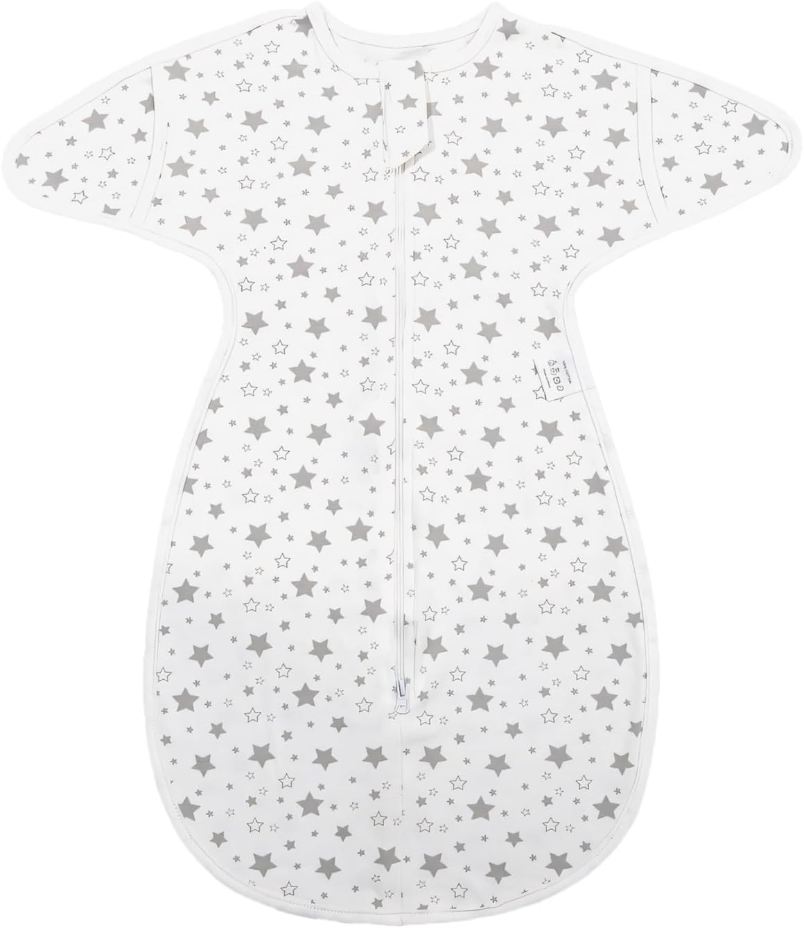MOXTOYU Baby Swaddle Blanket, 100% Cotton 0.5 Tog Newborn Swaddle Wrap, Arms Up...