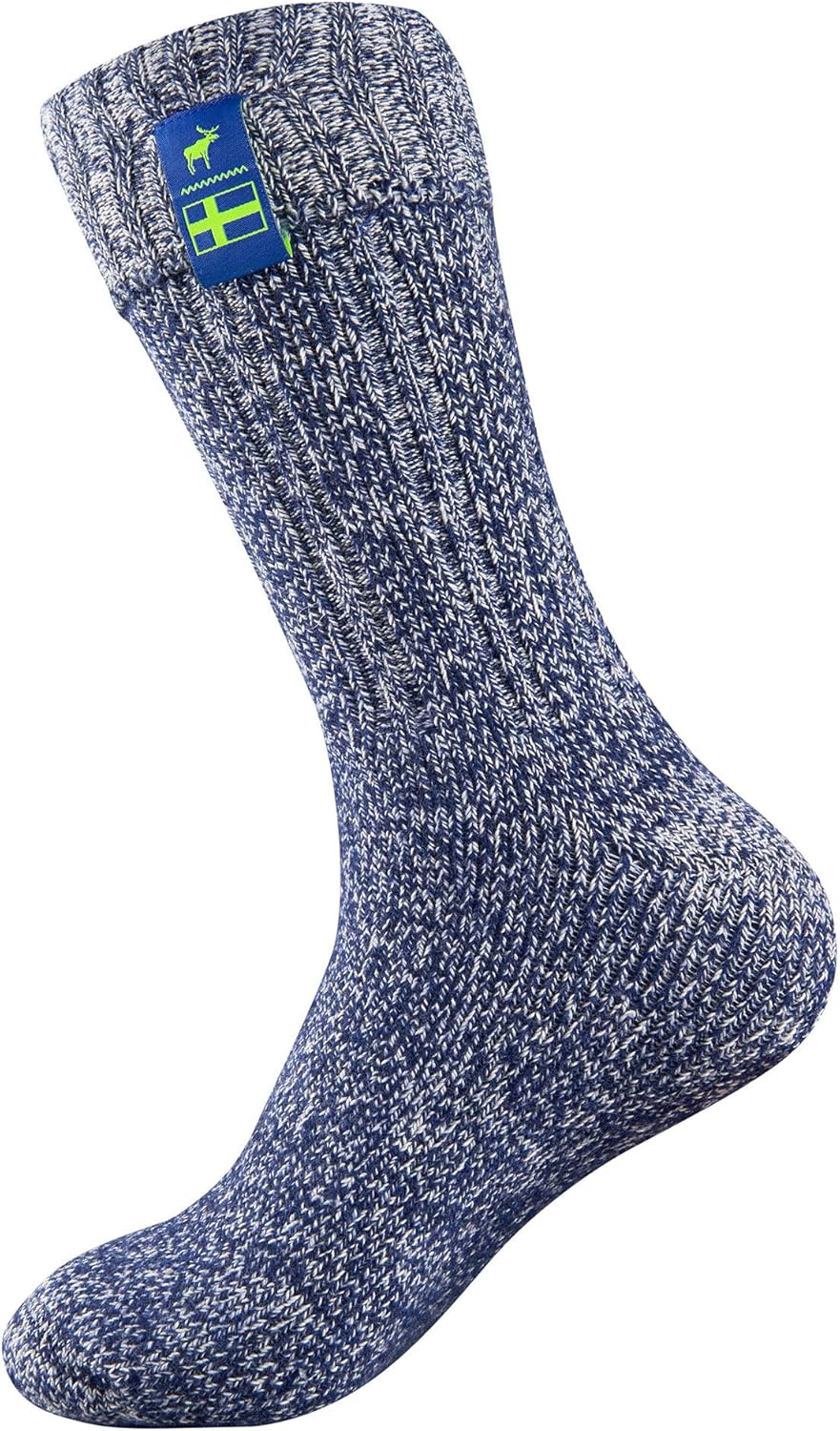 Classic Nordic Sock Company Socks - Thick Calf Warming Wool Blend Thermal Socks...