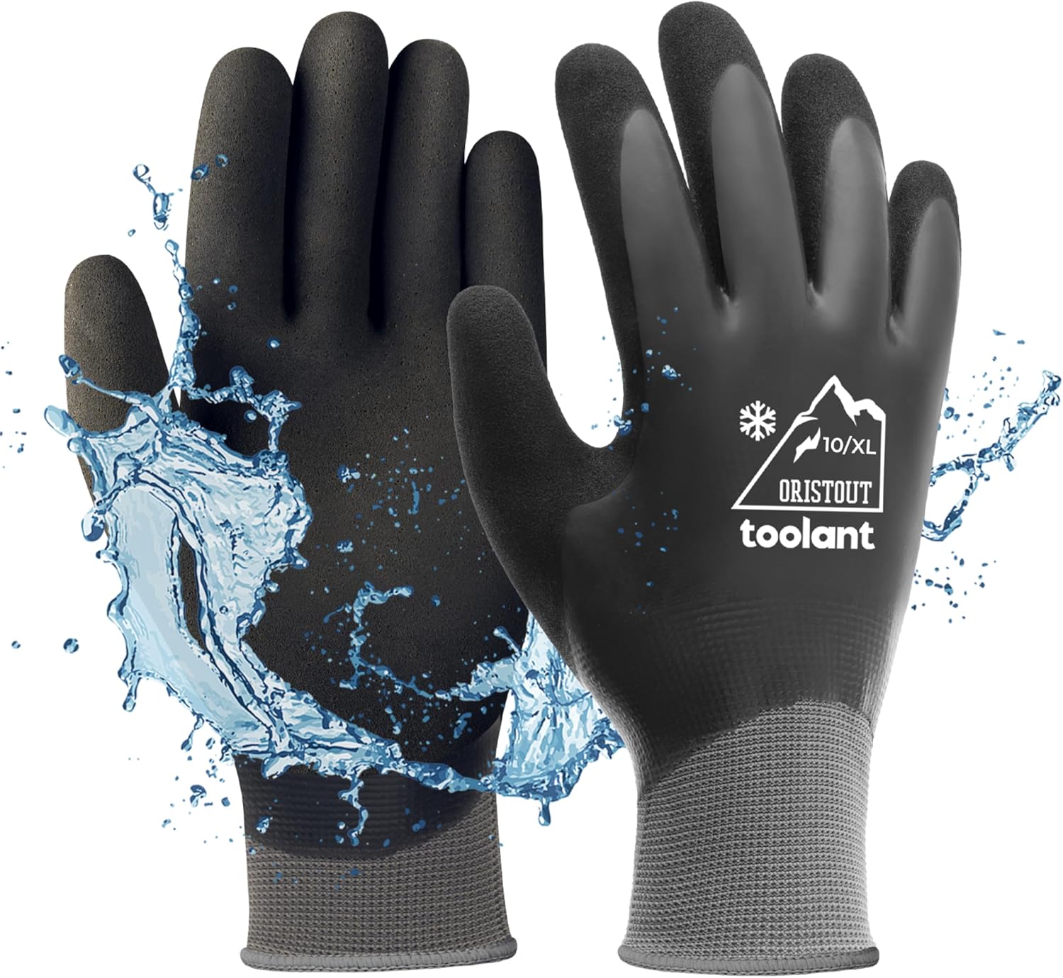 Waterproof Winter Gloves, Thermal Work Gloves for Cold Weather, Touchscreen, Sup...