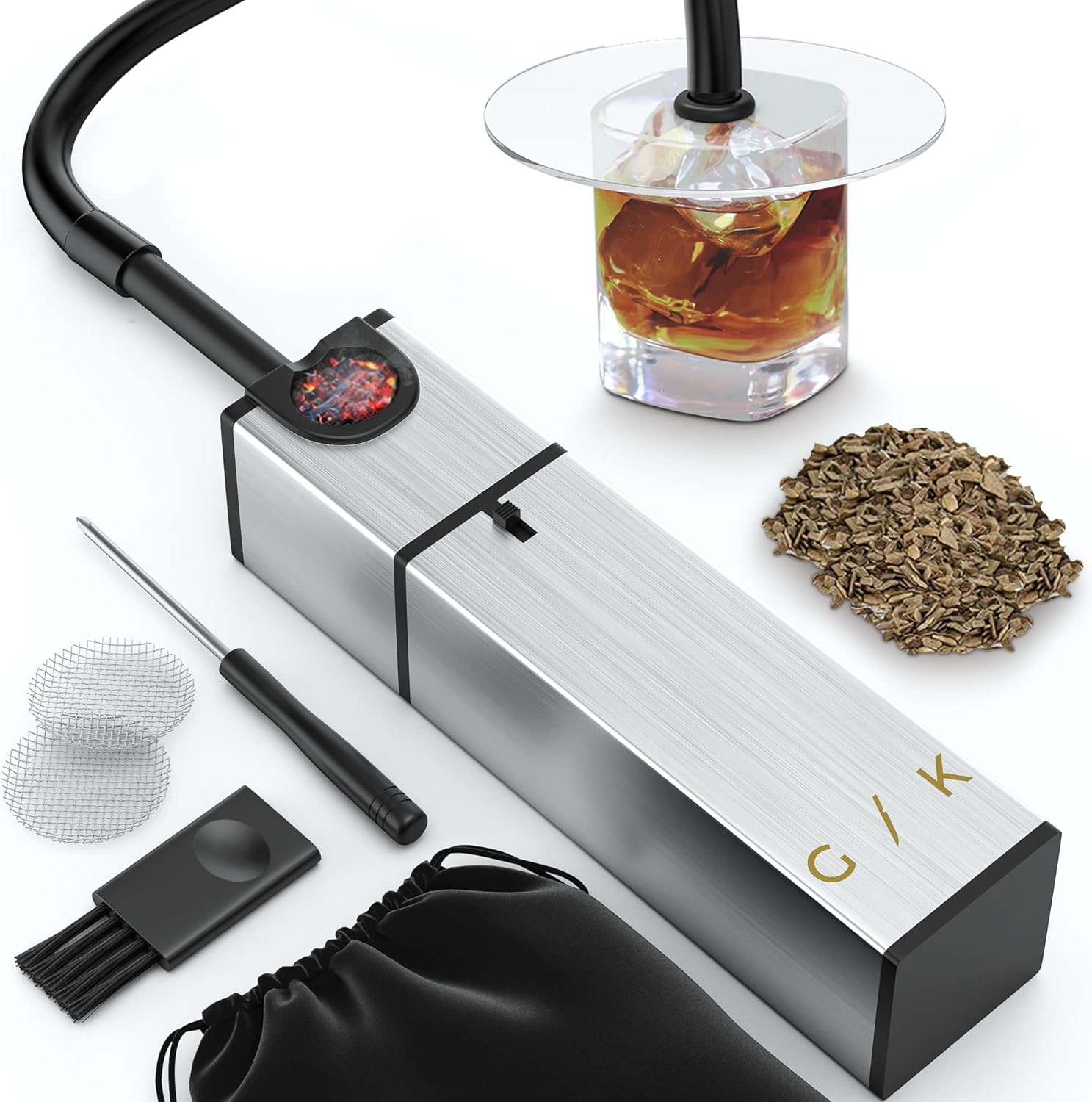 Cocktail Smoker Kit - Indoor Drink & Food Infuser with Wood Chips | Old Fashione...