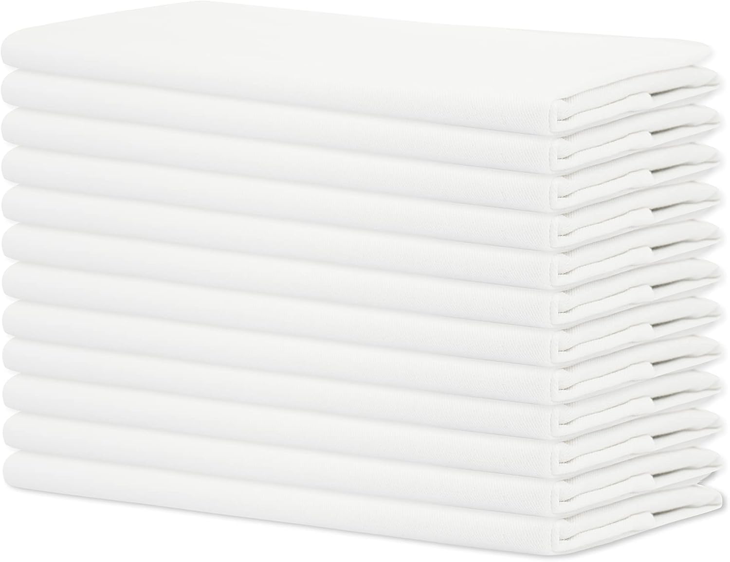 Sweet Needle - Pack of 12-100% Cotton Oversized Dinner Napkins 45 CM x 45 CM (18...