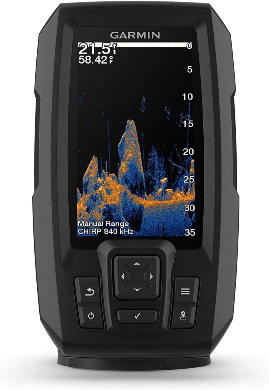 Garmin 010-02550-00 Striker Vivid 4cv, Easy-to-Use 4-inch Color Fishfinder and S...