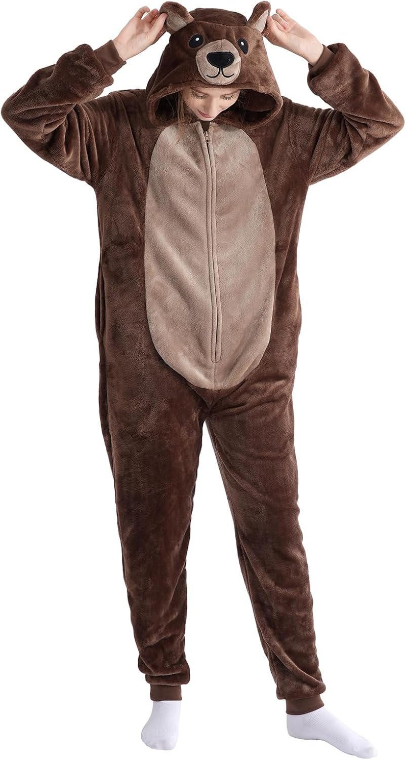 Beauty Shine Unisex Adult Bunny Onesie One Piece Pajamas Cosplay Cartoon Costume...
