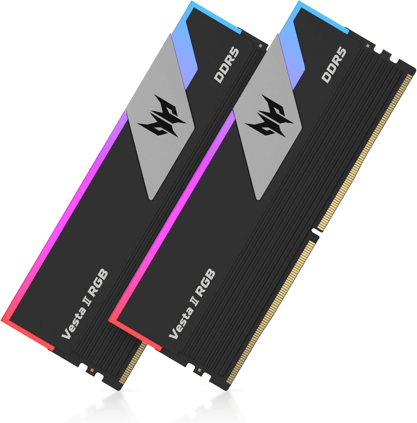 Acer Predator Vesta II RGB DDR5 RAM 32GB (16GBx2) 6000MHz CL32 PC5-48000, Intel...