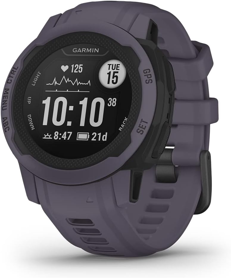 Garmin Instinct 2S, Smaller-Sized GPS Outdoor Watch, Multi-GNSS Support, Tracbac...