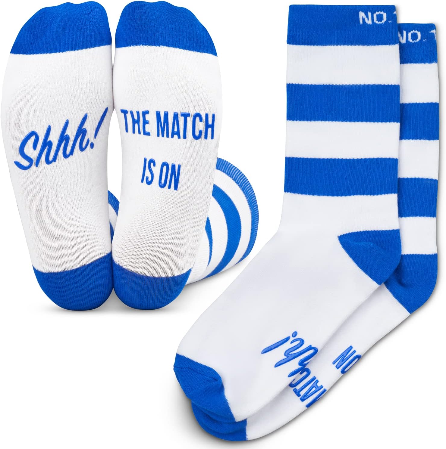 Football Fan Lounge Socks - Great Gift For Football Fans - 'Shhh! The Match Is O...
