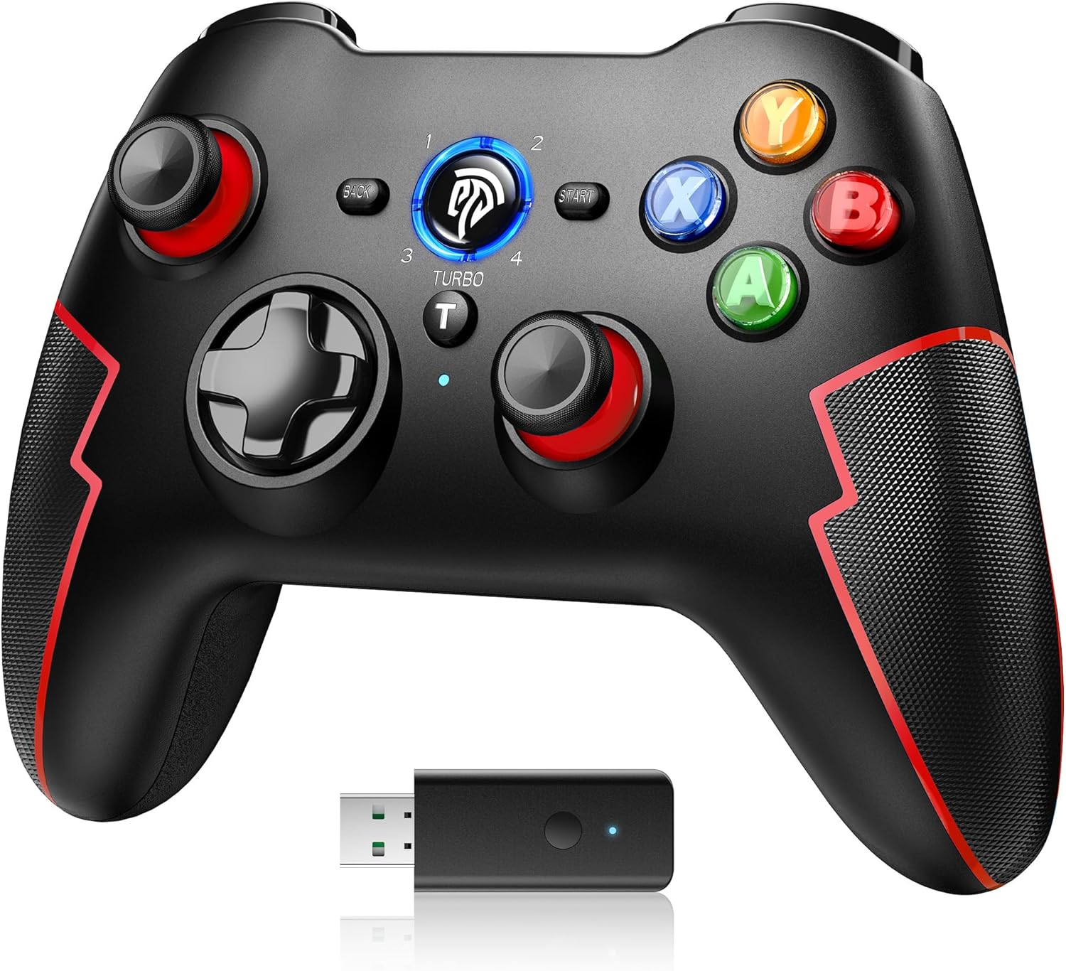EasySMX Wireless Controller for PC PS3 Windows, ESM-9013 Pro Gamepad Controller...