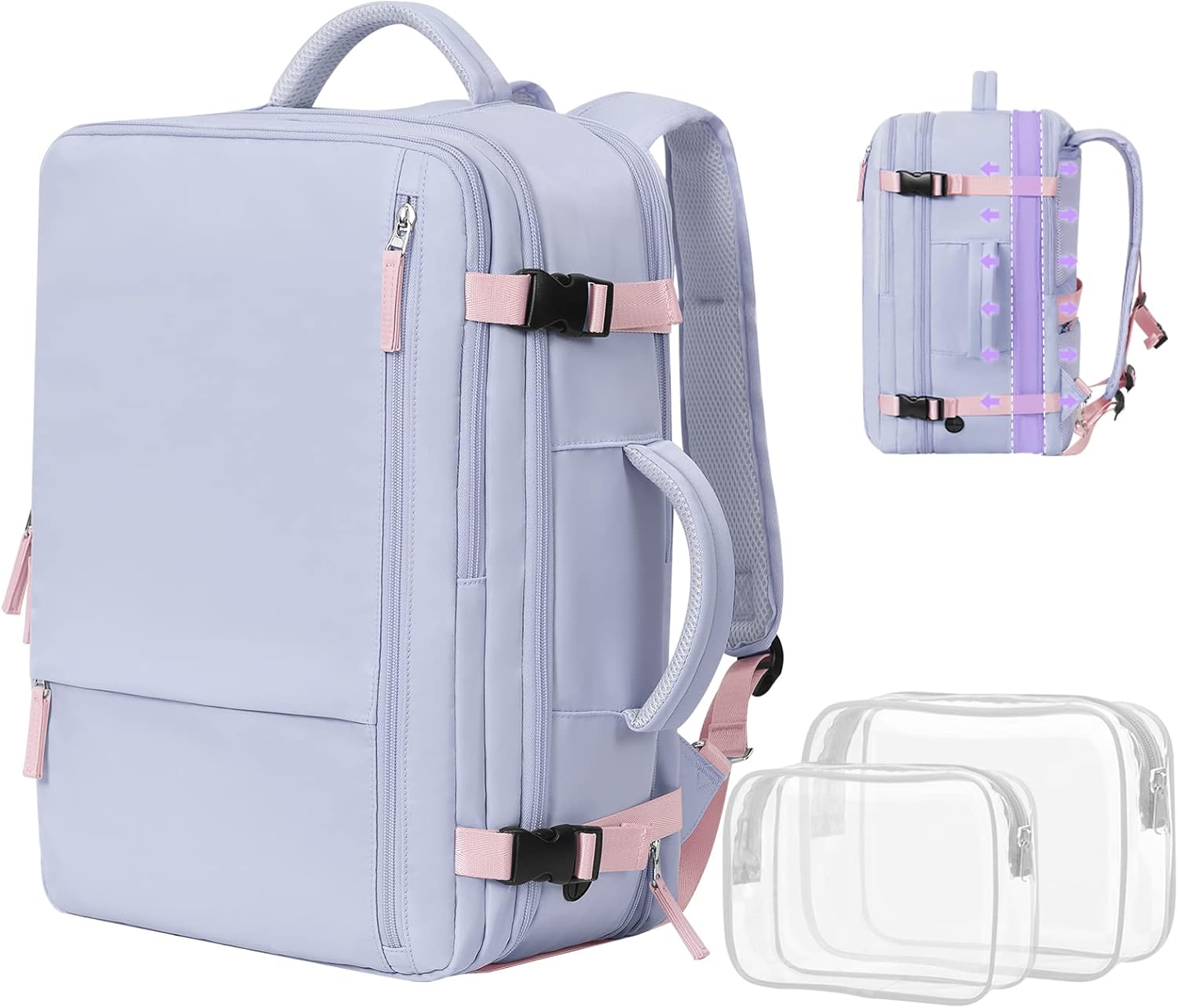 Travel Backpack for Women, Airline Approved Carry On Luggage As Personal Items,...