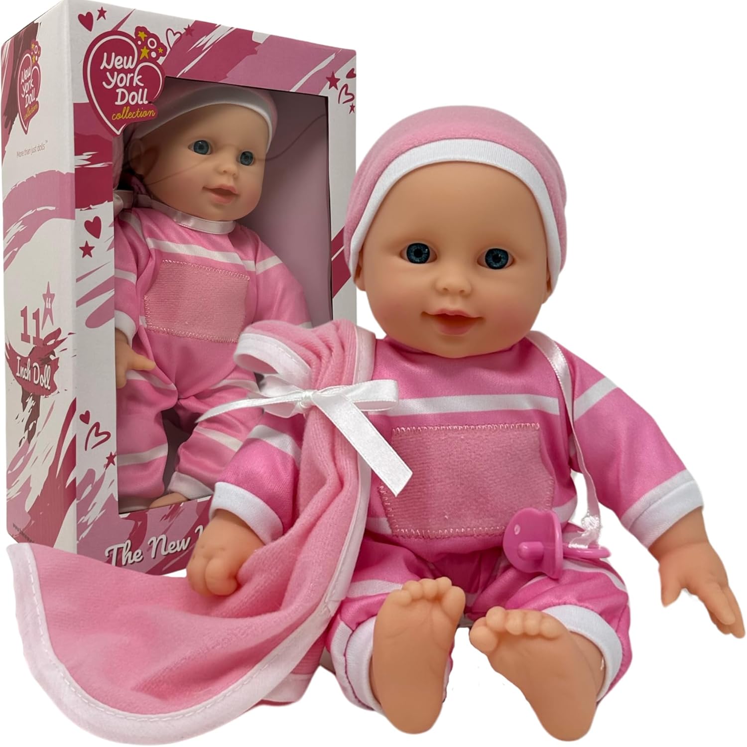 The New York Doll Collection 11 inch Soft Body Doll in Gift Box - Award Winner &...