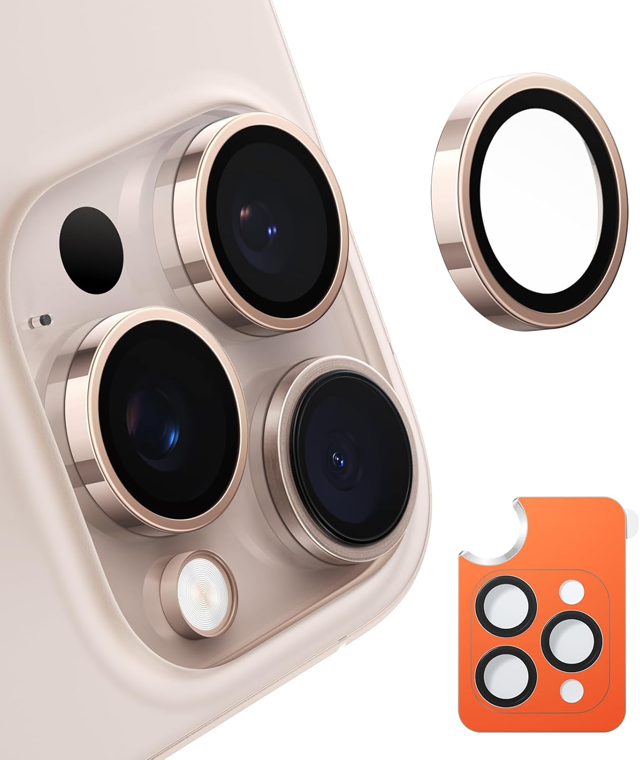 TORRAS 3-Year Ultimate Durability 9H+ glass for iPhone 16 Pro Max/16 Pro Camera...