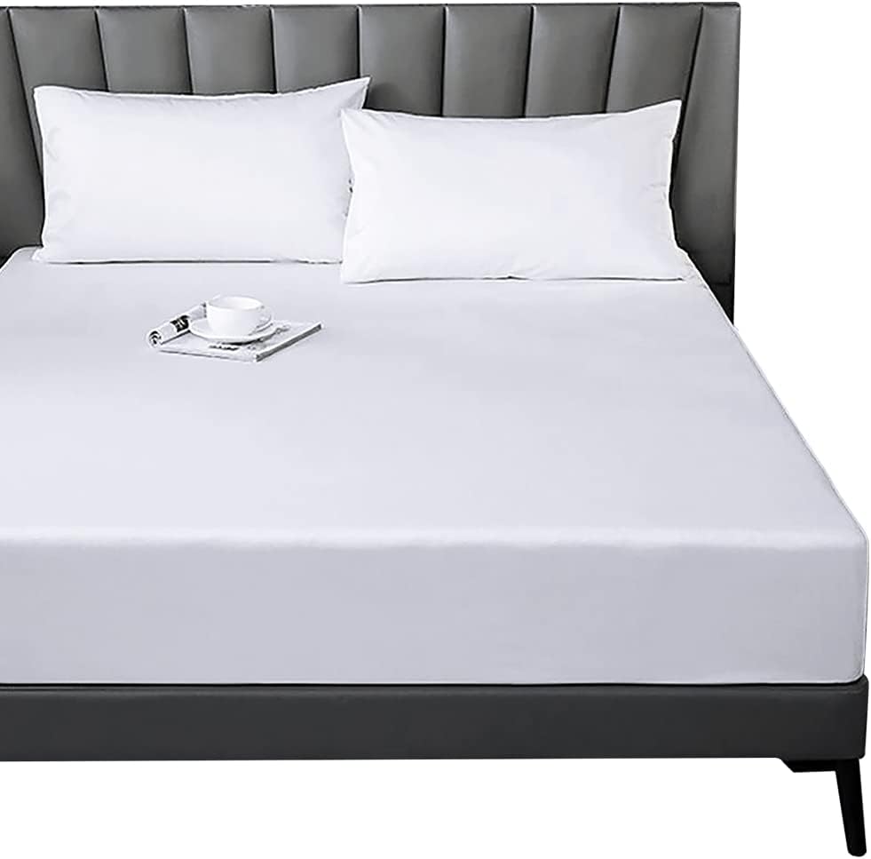 Lirex Fitted Sheet, King Size 100% Egyptian Cotton 300 Thread Count Soft Breatha...