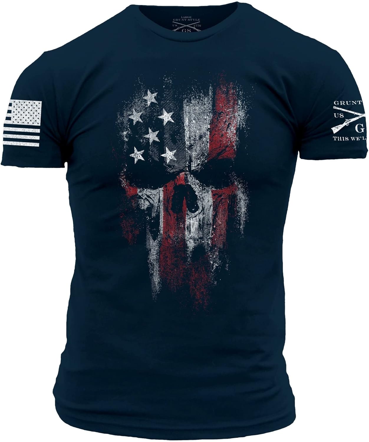 Grunt Style Men's American Reaper 2.0 Short-Sleeve Tee XX-Large Midnight Navy