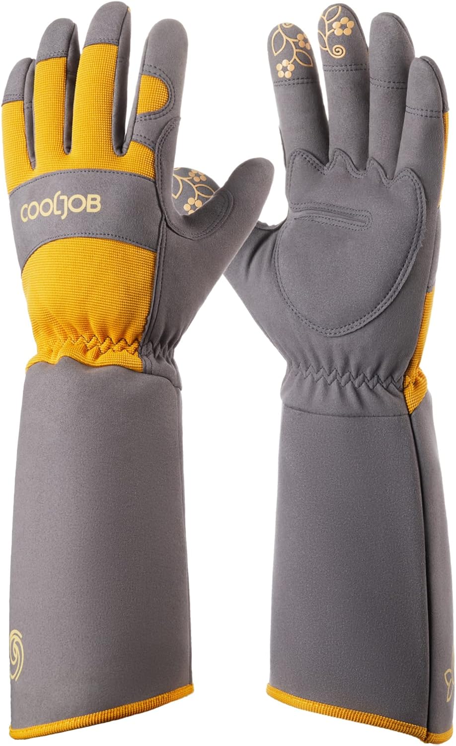 COOLJOB Gardening Gloves for Women and Men, Thorn Resistant Heavy Duty Garden Gl...