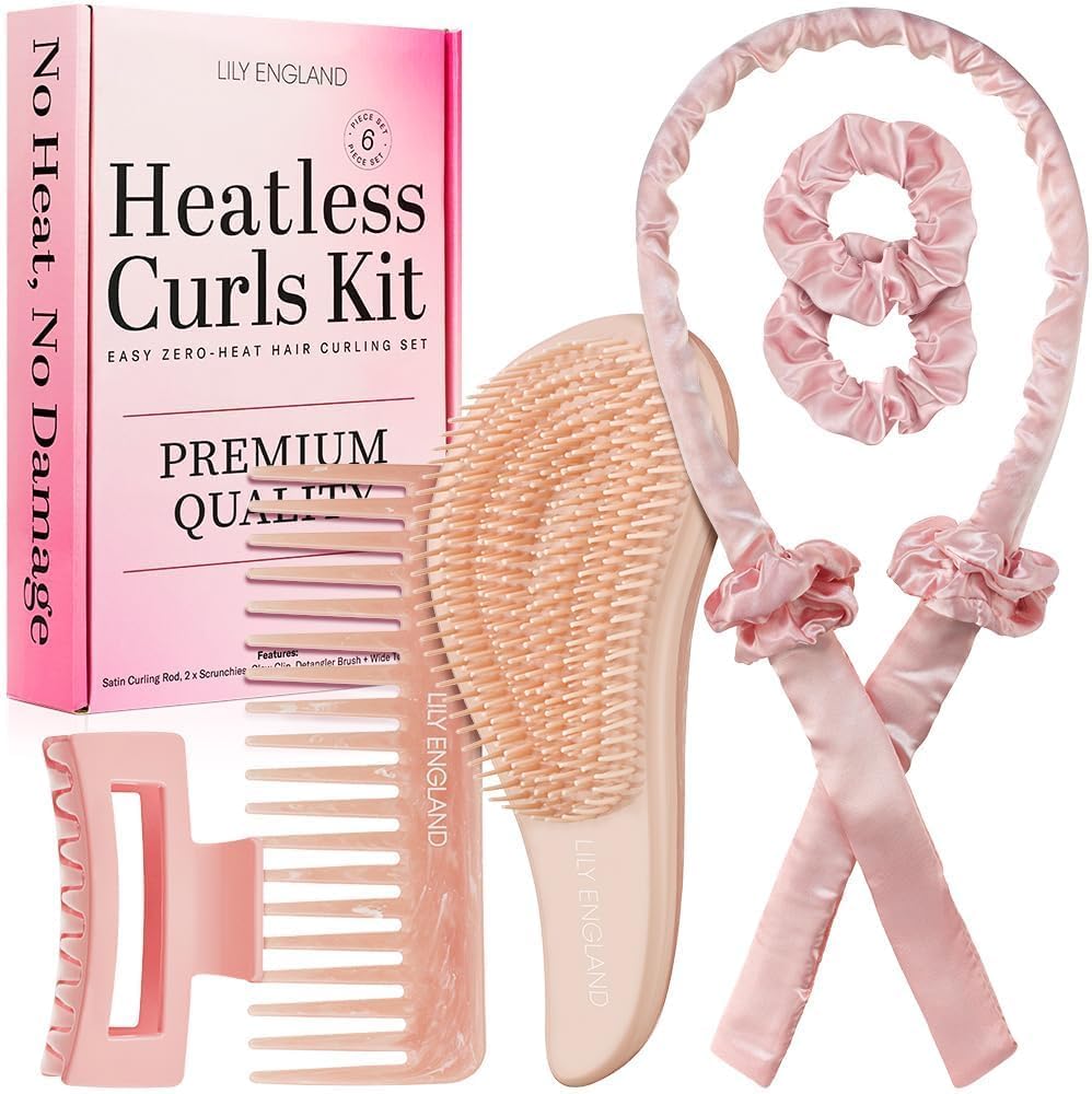 Heatless Curlers Gift Set, Hair Curler Headband, Heatless Curls for Long Hair &...
