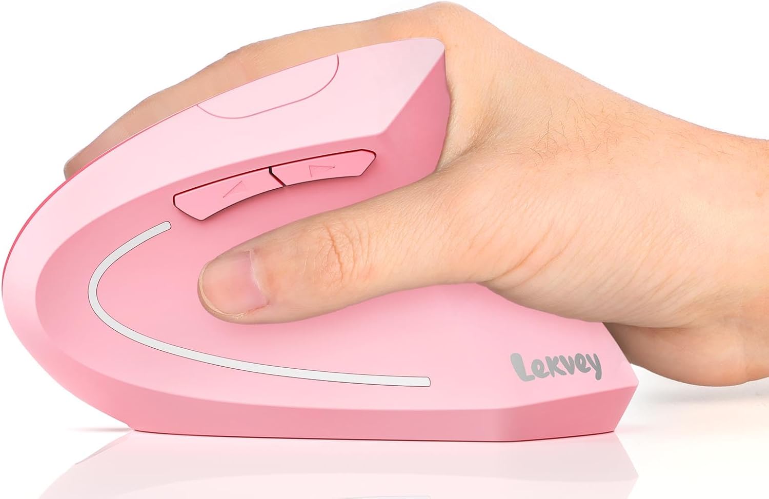 Lekvey Ergonomic Mouse, Vertical Wireless Mouse, Rechargeable 2.4 GHz USB Optica...