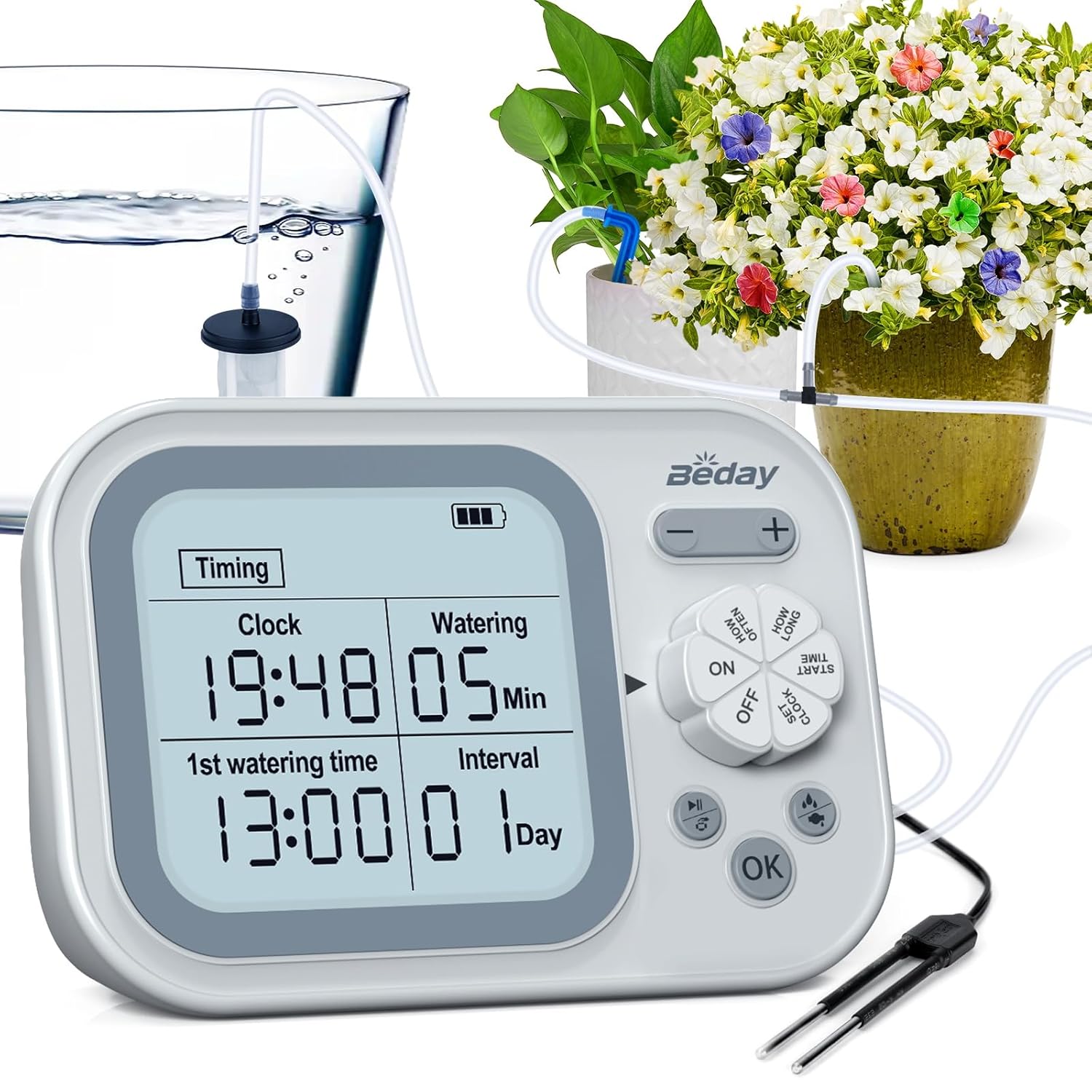 Automatic Plant Waterer Indoor,Self Watering System for 15 Potted Plants,Automat...