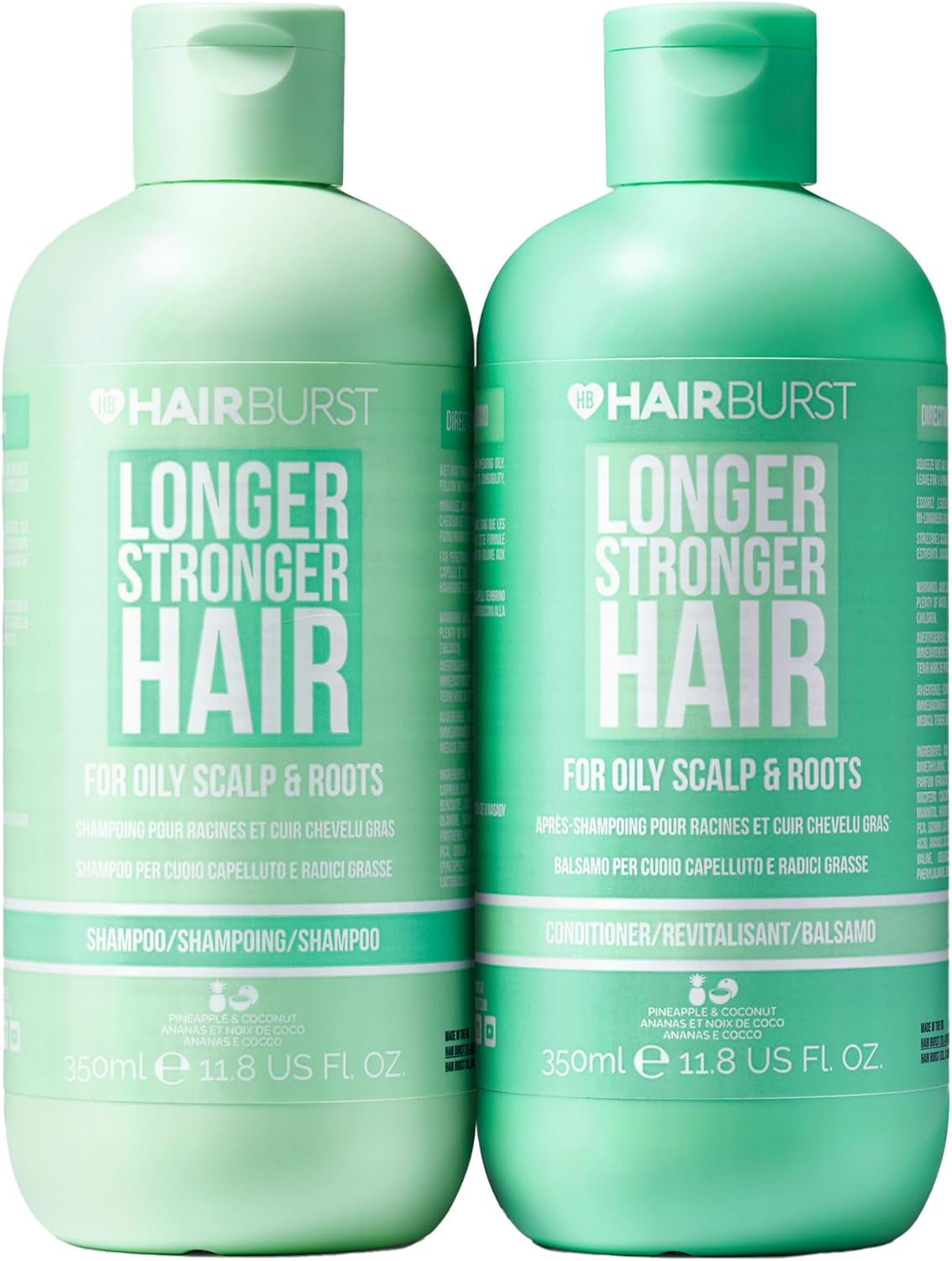 HAIR BURST Shampoo & Conditioner Set for Oily Hair-Deep Cleansing, Purifying & H...