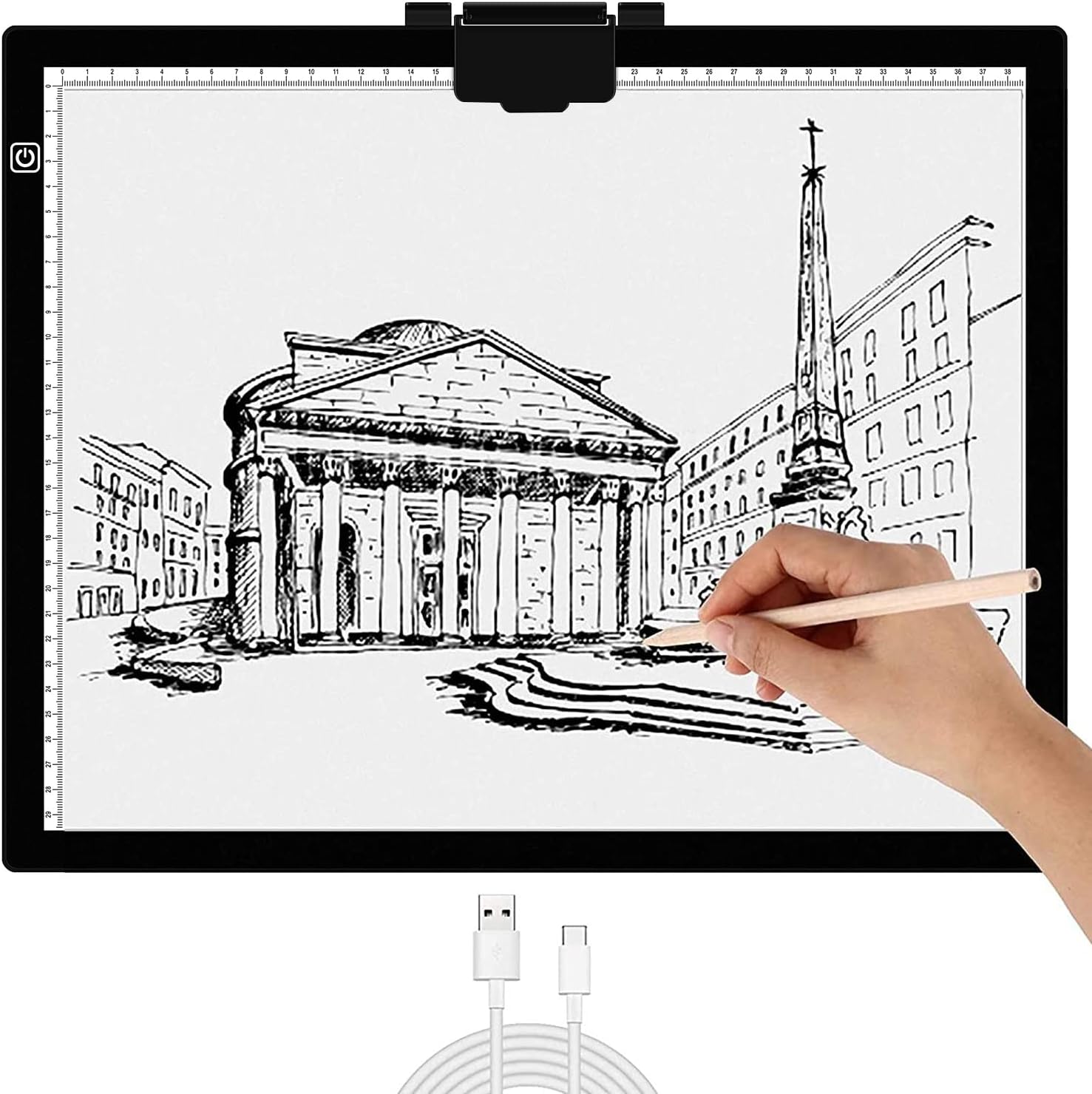 A3 Light Box for Drawing Elice Portable Adjustable Brightness Led Light Pad Trac...