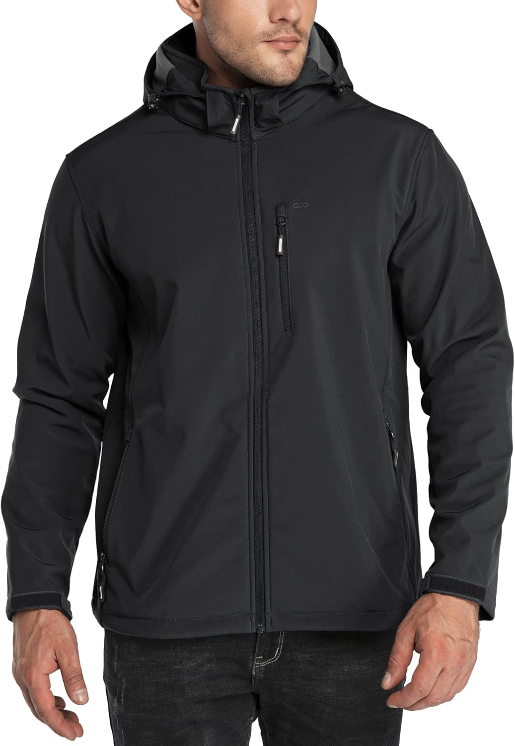 33,000ft Men's Waterproof Jackets Fleece Lining Softshell Jacket - Multi Pockets...