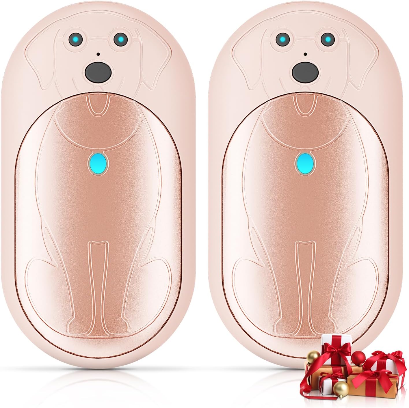 Lepwings Rechargeable Hand Warmers 2 Pack, 6000mAh Battery Long Lasting, 3 Level...