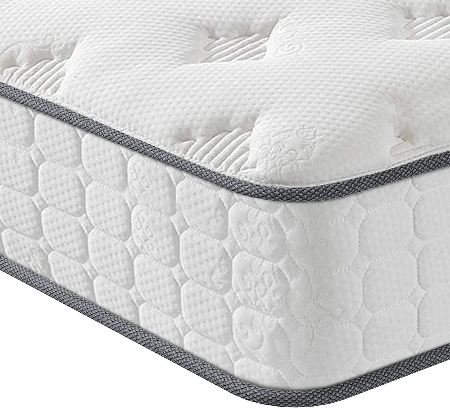 Vesgantti Twin Mattress, 10 Inch Twin Size Hybrid Mattress in a Box, Twin Bed In...