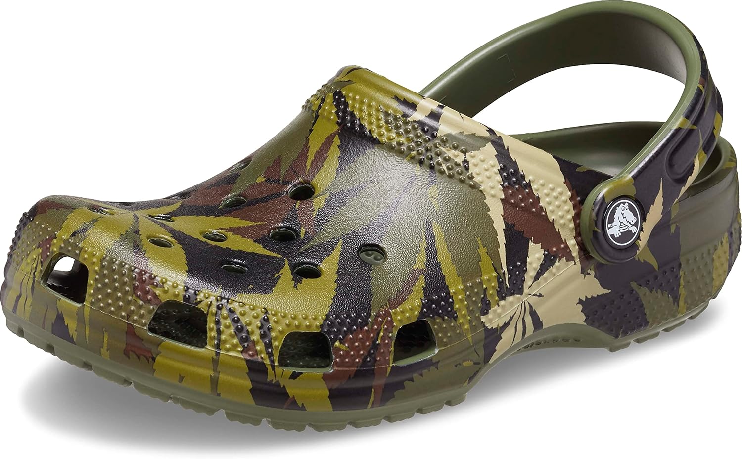 Crocs Unisex Adult Hemp Clog 10 Women/8 Men Army Green/Multi