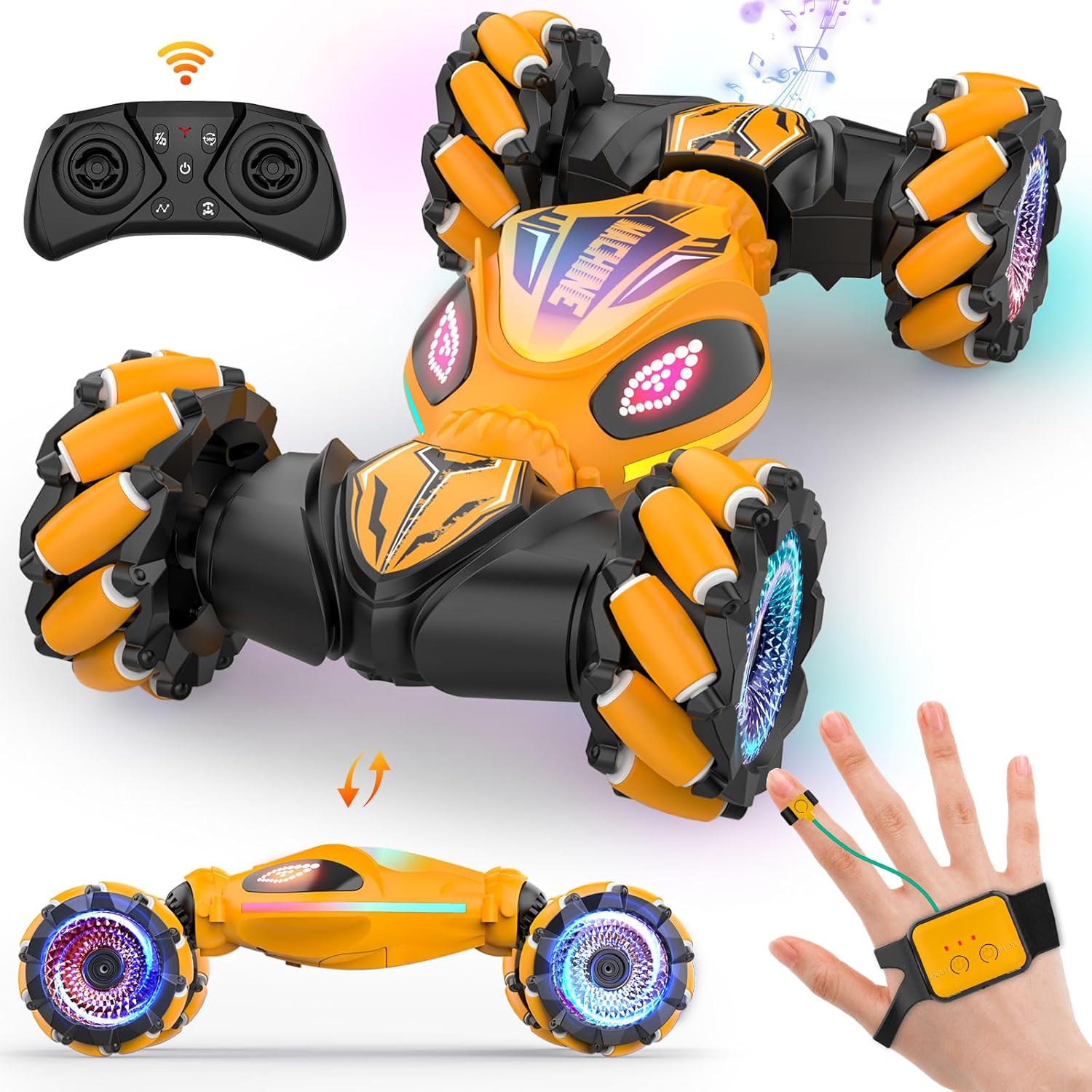 Remote Control Car, Gesture Sensor RC Stunt Cars Toys for Boys Age 6 7 8 9 10 11...