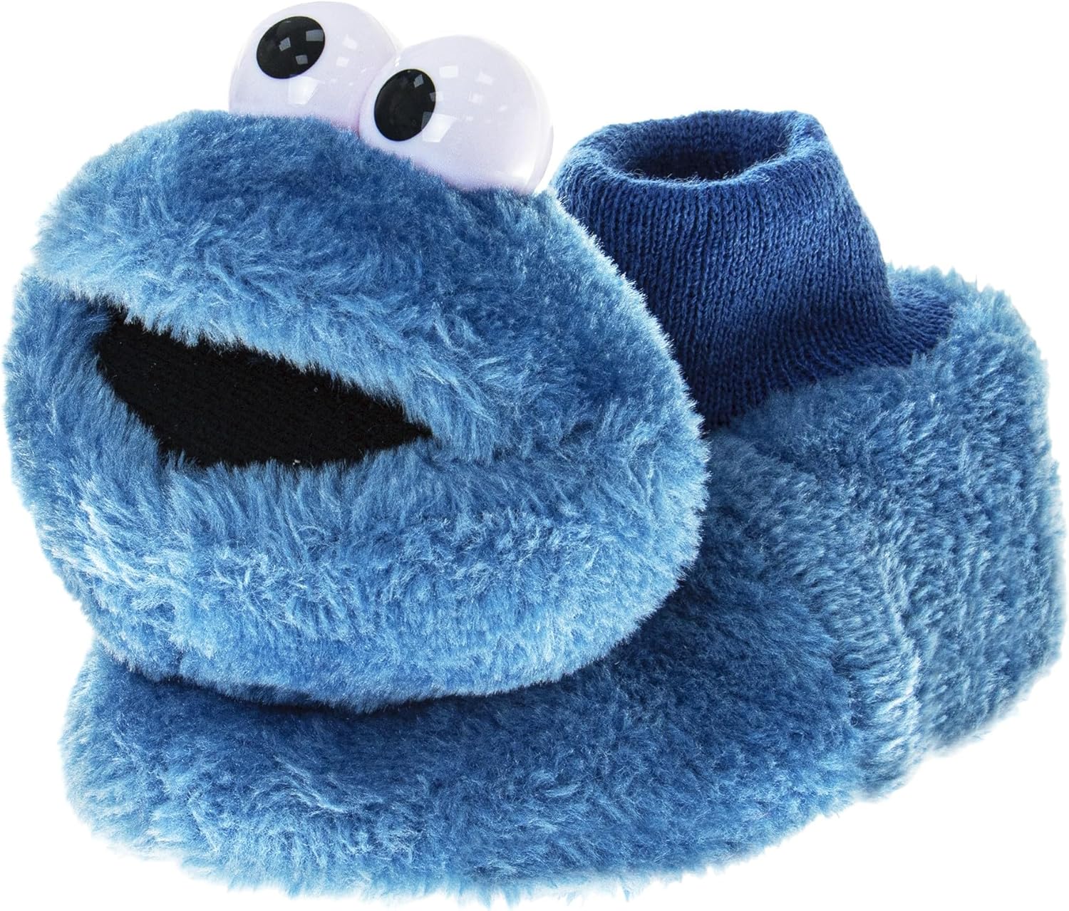 Sesame Street Unisex-Child Slippers 3-4 Infant Cobalt Blue
