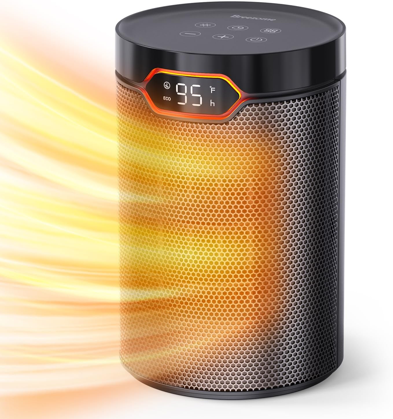 BREEZOME Space Heater, Portable Electric Heaters for Indoor Use with Thermostat...