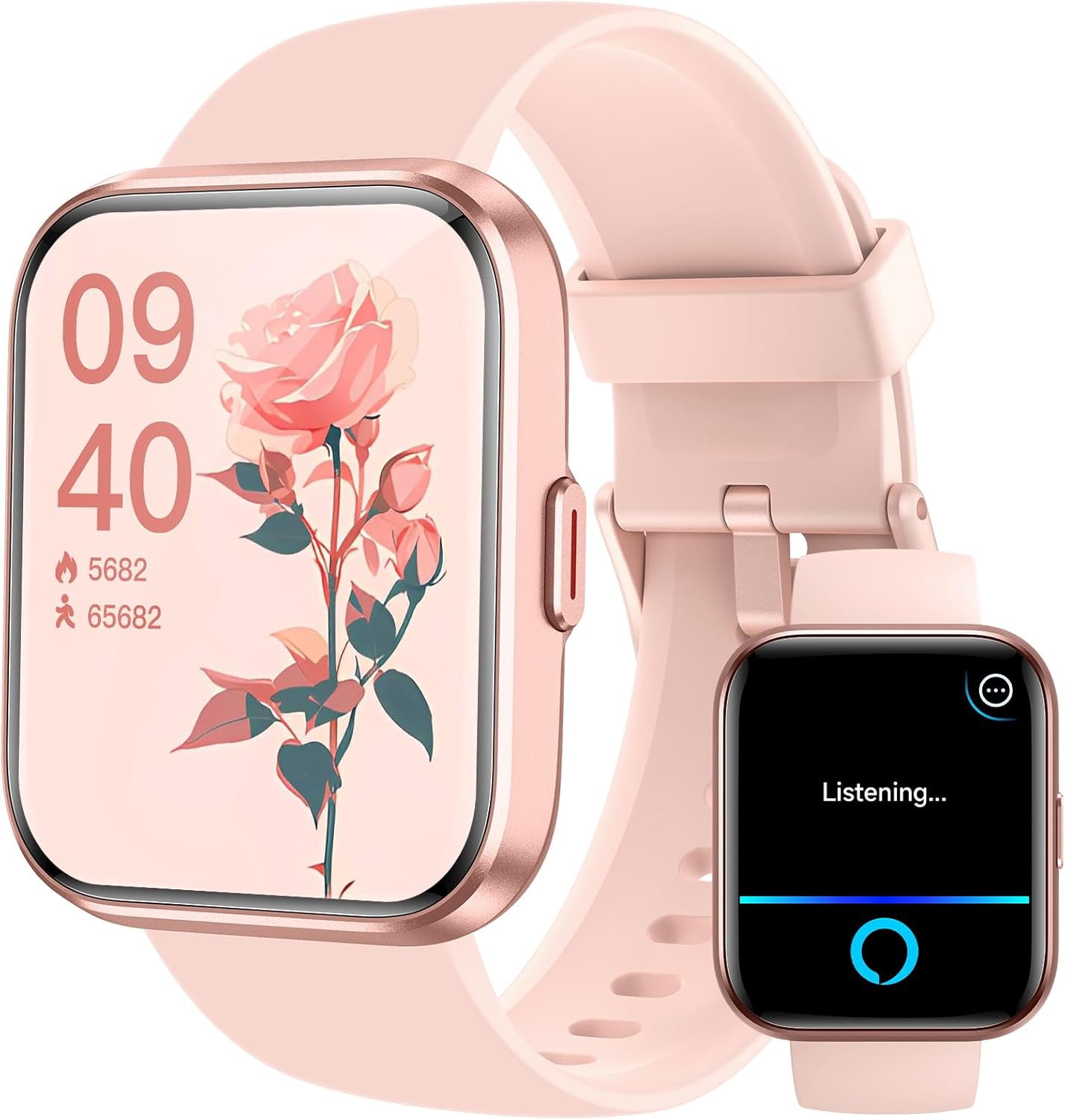 Smart Watches for Women Men Answer/Make Call, 1.8" Alexa Built-in Fitness Tracke...
