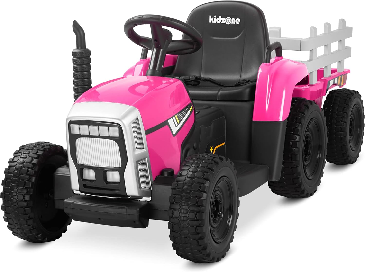 Kidzone 12V 7AH Premium Version with EVA Treaded Tires Dual 35W Motors Boost Pow...