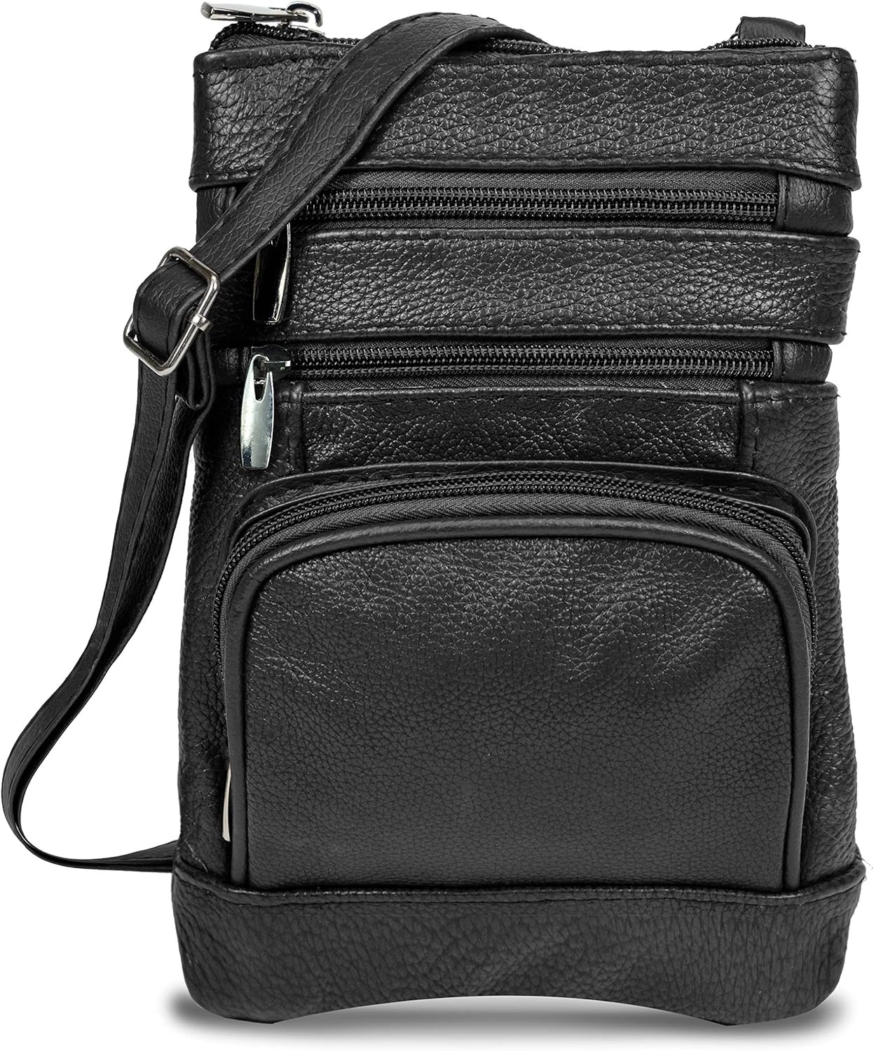 Krediz leather Crossbody Purses for Women, Multi Pocket Crossbody Purse with Adj...