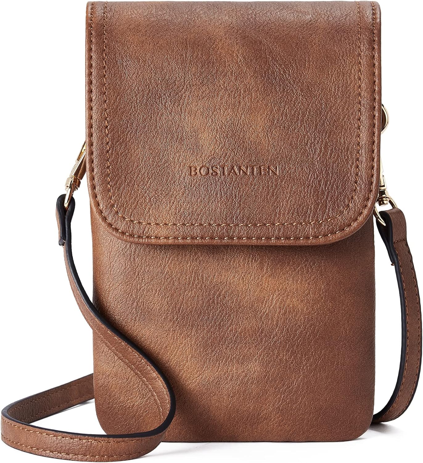 BOSTANTEN Crossbody Bag For Women Leather Small Crossbody Purse Cell Phone Walle...