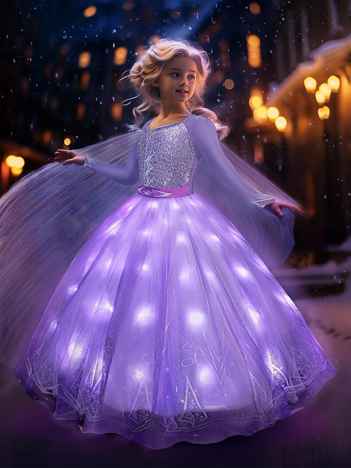 UPORPOR Dress Up for Girls, Princess Costumes for Girls, Fancy Princess Dress, P...