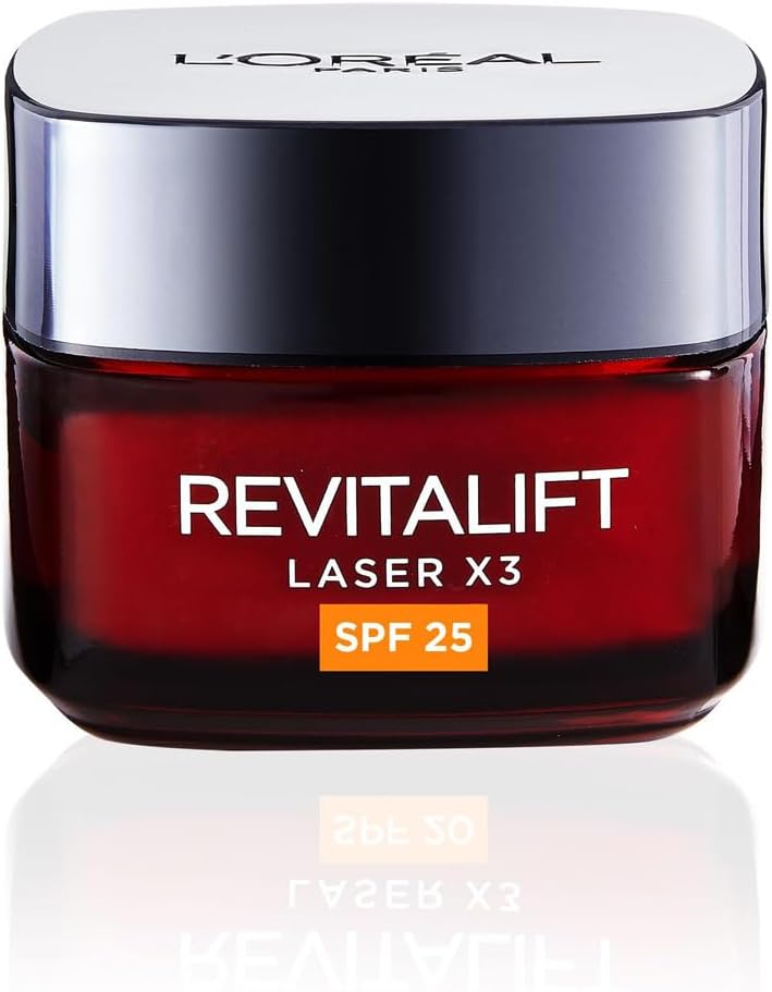 L’Oréal Paris Revitalift Laser Triple Action Anti-Ageing SPF 25 Cream, Smooth Wr...